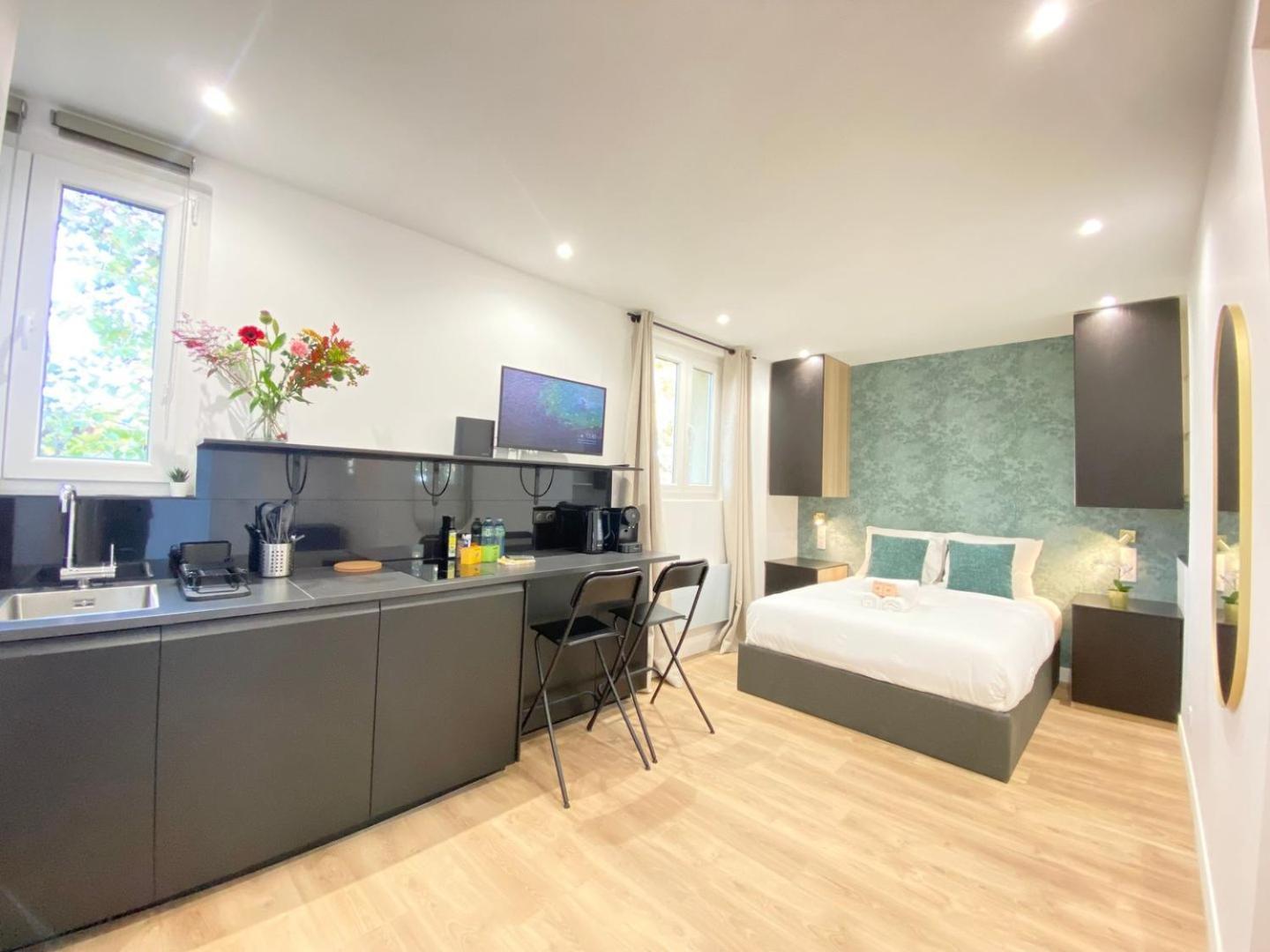 Appartamento Guestready - Sleek Emerald Escape In The 13th Arr.